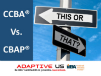 CCBA vs CBAP Certification