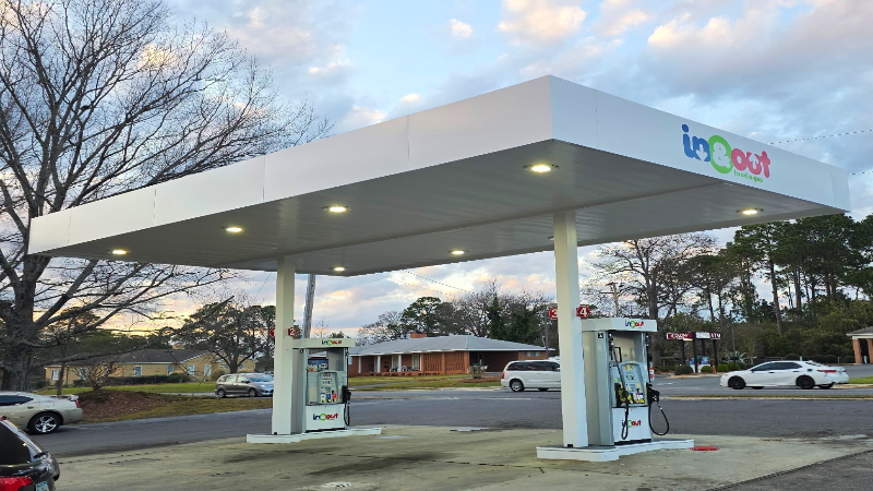 Enhancing Nighttime Visibility with a Gas Station Canopy in Oklahoma City, OK